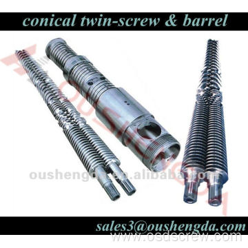 extrusion machine twin conical screw
